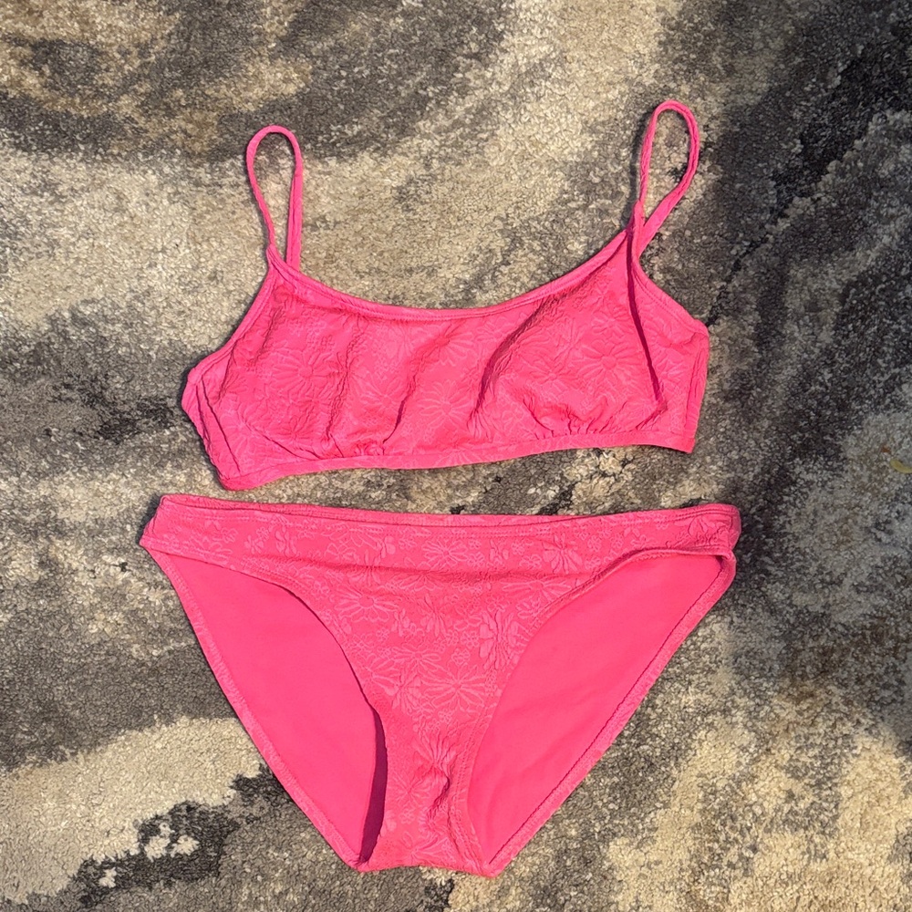 Xhilaration Bright Pink Bikini Set